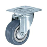 Roulettes, modèle à plaque plate 400S / 400SR Diamètre de roue 75mm