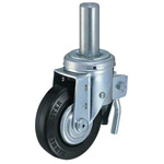 Roulettes à verrouillage complet, modèle enfichable 615SK Diamètre de roue 100-150mm