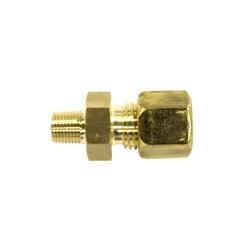 Raccord et vanne pour gaines en cuivre, type B, raccord de type mordant pour gaines en cuivre, connecteur (mâle)