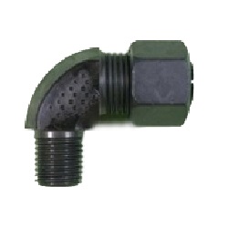 Embout de coude de raccord non évasé NNT hexagonal, KLN