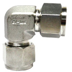 Coude à raccord union pour raccord de tuyau type virole double, MDLA