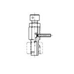 Raccord de type mordant pour raccord antivibration, vanne d'évent pour tuyau en acier type NE