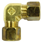 Raccord et vanne pour gaines en cuivre, type B-1, raccord mordant, coude