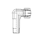Raccord de type mordant type NE résistant aux vibrations pour tuyau en acier, coude long