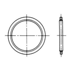 Raccord de type mordant pour raccord antivibration, joint collé de tuyau en acier type NE