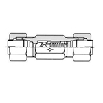 Raccord non évasé pour raccord antivibration, type tuyau en acier NE - raccord union de contrôle