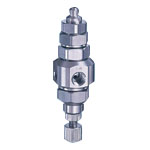 Buse à 2 fluides à pulvérisation fine avec petite quantité injectée en forme de cône plein, série BIMJ (modèle avec pressurisation des liquides)