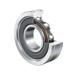 Roulements-inserts BE, bague extérieure cylindrique, avec bague d'alignement en acier, joint en P de chaque côté