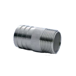 Embout de flexible pour raccord de flexible à vis en acier inoxydable