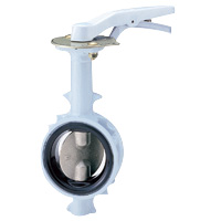 Vanne papillon type 5K / 10K fer ductile DJ (FCD450+ENP / NBR) (levier)