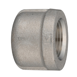 Raccord capuchon en acier inoxydable - Fileté