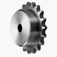 Pignons à pas double 2040 en acier inoxydable standard SUS, forme B, pour rouleau S