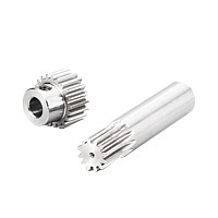 Engrenages droits en acier inoxydable module 0,75