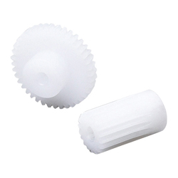 Engrenages droits module 0,5 / Polyacétal (blanc) 