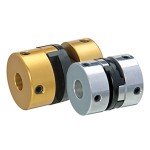 Accouplements Oldham / serrage par vis sans tête / 1 rondelle : POM, Nylon, PEEK / corps : aluminium, laiton / Série MJ / MIGHTY