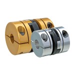 Accouplements Oldham / blocage de moyeu / 1 disque : POM / corps : aluminium / MJC / MIGHTY