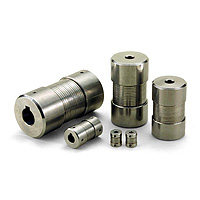 Accouplement à ressort / serrage par vis sans tête / ressort spiralé / corps : acier / MM / MIKI PULLEY