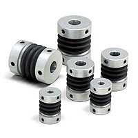 Accouplements à soufflets / serrage par vis sans tête / soufflet : polyester / corps : aluminium / CHP / MIKI PULLEY