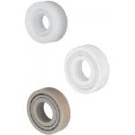 Roulements rigides à billes / une rangée / ZZ / UHMW / PTFE / PEEK / MISUMI