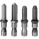 Cimblot Standard (h7), épaulé, circonférence rainurée, embout sélectionnable, placage
