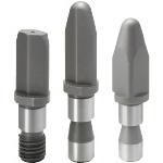 Cimblot Précision (h7), standard/ tête en diamant/ sans épaulement/fileté