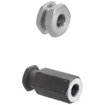 Articulation flottante / connecteur cylindrique taraudé / configurable