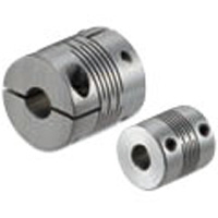 Accouplements à fente / serrage par vis sans tête, serrage par moyeu / fente transversale / corps : aluminium / MSX / NBK
