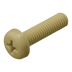 Vis mécaniques à tête cylindrique PEEK - Unités impériales