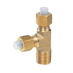 Série QuickSeal, raccord en T de service (taille en mm) du type insert (laiton)