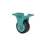 Roulettes en fonte ductile larges sur support avec raccords métalliques MG-W E / MG-W