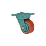 Roulettes ductiles, pivot large avec raccords métalliques EU / MG-O