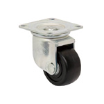 Petites roulettes pour charges lourdes, pivotantes avec raccords métalliques JW  (N / JW)