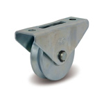 Roulettes en fonte ductile, roue d'angle, modèle R