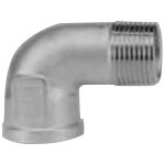 Joint fileté en acier inoxydable, coude mâle-femelle SL