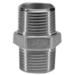 Embout hex pour joint fileté en acier inoxydable 6N