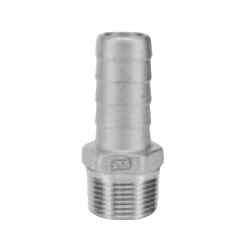 Embout de flexible pour joint fileté en acier inoxydable 6HN