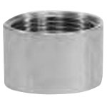 Demi-douille pour joint fileté en acier inoxydable, filetage femelle parallèle HS
