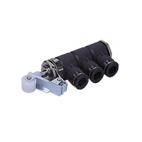 Valve de commutation mécanique, valve mécanique, modèle à fixation sur panneau, modèle à rouleau (modèle à échappement réduit)