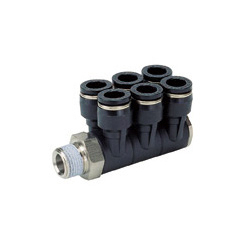 Raccords de tuyaux de la tuyauterie générale, triple raccordement A