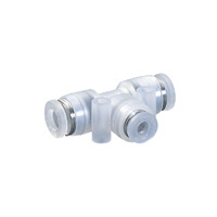 Pour raccords de tuyaux en environnement propre, modèle PP, diamètre différent Raccords union en T