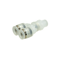 Pour raccords de tuyaux en environnement propre, modèle PP, raccordements en Y