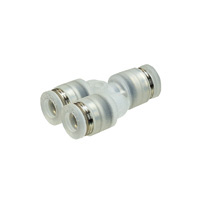 Pour raccords de tuyaux en environnement propre, modèle PP, raccordements en Y