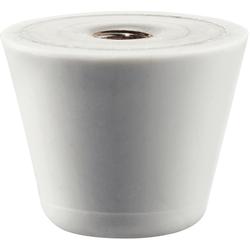 Tampons butée caoutchouc-métal / conique / filet intérieur, acier inoxydable / silicone / 25151 / HALDER