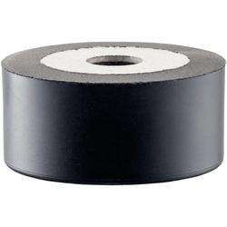 Tampons butée caoutchouc-métal / cylindrique / rondelle, acier inoxydable / NBR / 25150.15 / HALDER