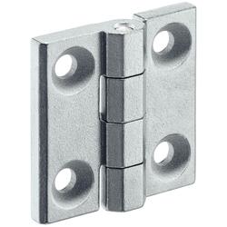 Charnières / réduction conique / zinc moulé sous pression / 25160.01xx / HALDER