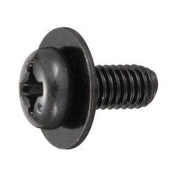 Vis à tête cylindrique cruciforme P-1 (Rondelle plate JIS)
