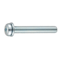 Vis à tête cylindrique cruciforme IK-1 (petite rondelle ISO plate)