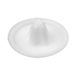 Bouchon à visser S blanc pour empreinte cruciforme n° 2