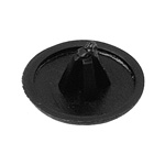 Bouchon à visser S noir pour empreinte cruciforme N° 2