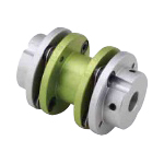Accouplement à disque / serrage par vis sans tête / 2 disques : acier / corps : aluminium / SDAB / SUNGIL
